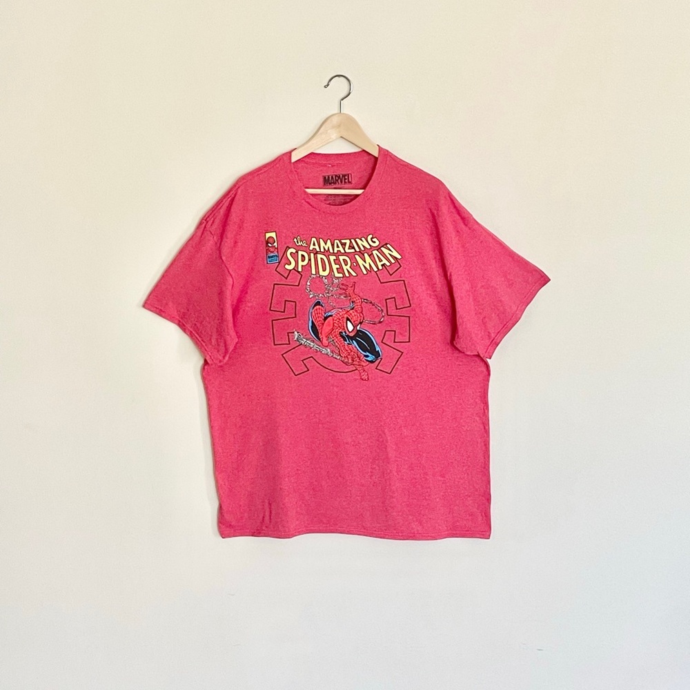 Marvel The Amazing Spider-Man Graphic Red T Shirt Adult size XL